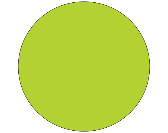 SDL-125-172 Chartreuse 1-1/4" DIAMETER Color Coded Dot Labels - Roll Form