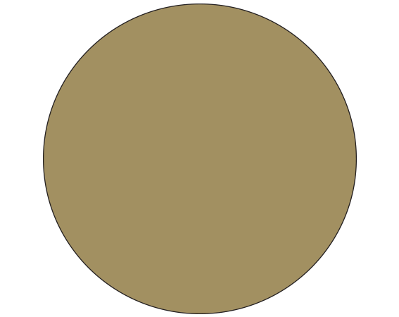 SDL-125-181 Gold 1-1/4" DIAMETER Color Coded Dot Labels - Sheet Form