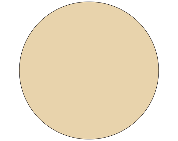 SDL-25-8 Tan 1/4" DIAMETER Color Coded Dot Labels - Sheet Form