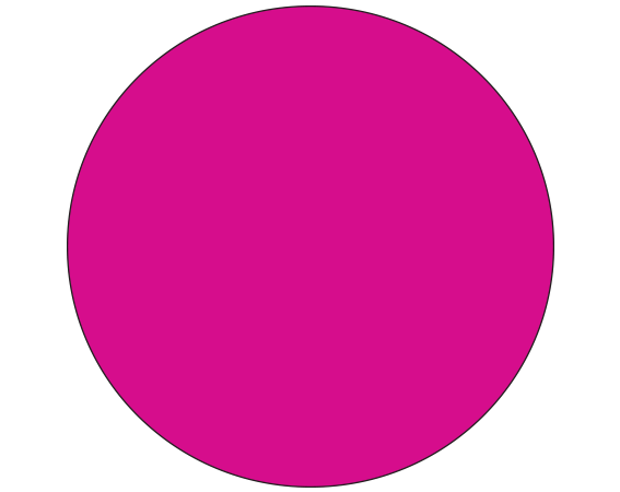 SDL-43-203 Magenta 7/16" DIAMETER Color Coded Dot Labels - Roll Form