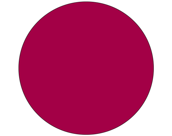 SDL-43-221 Maroon 7/16" DIAMETER Color Coded Dot Labels - Sheet Form