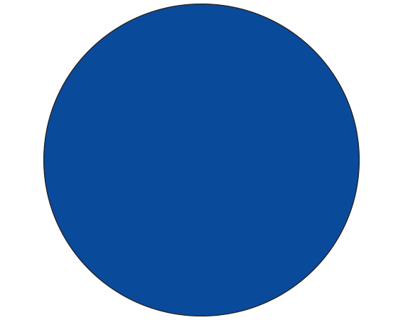 SDL-50-243 Dark Blue 1/2" DIAMETER Color Coded Dot Labels - Roll Form
