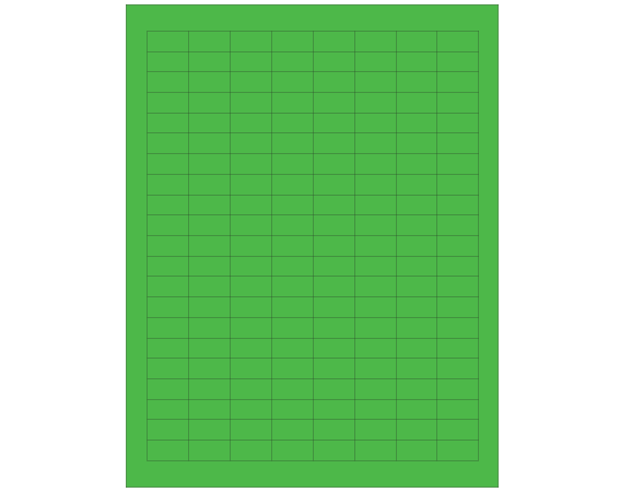 SES-LASER-3 Green 15/32" x 15/16" Laser Printer Labels for Microscope Slides