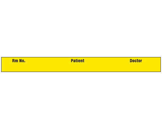 Patient Chart Labels Patient Chart Labels