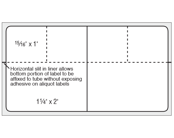 THERM-1296R White 2-3/16" x 4" Thermal Printer Labels for PathNet / Cerner Laboratory Software Systems