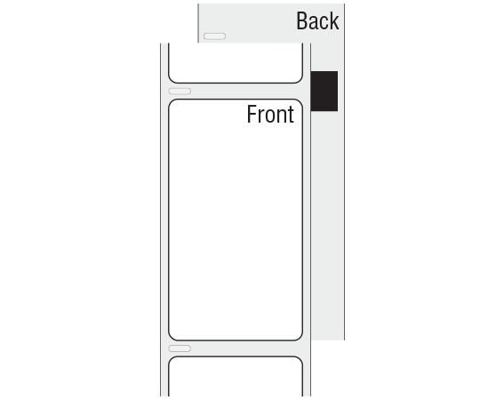 THERM-1923R White 3-15/16" x 2-1/8" Thermal Labels for Desktop Printers