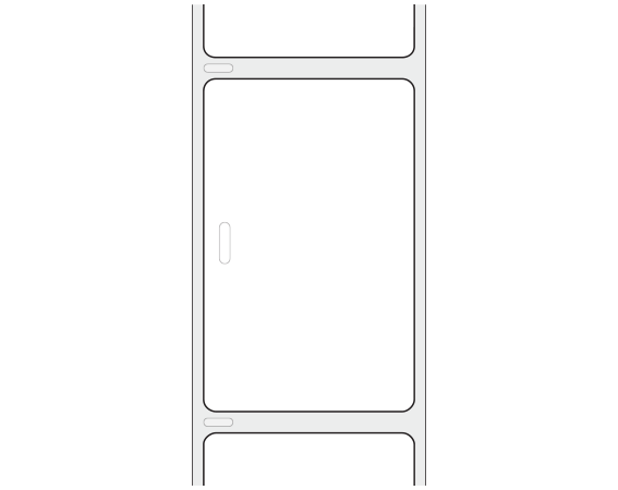 THERM-2612R White 4" x 2-5/16" Thermal Labels for Desktop Printers