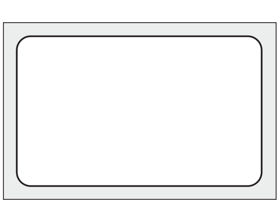 THERM-448R1 White 5/8" x 1" Thermal Printer Labels for Laboratory Software