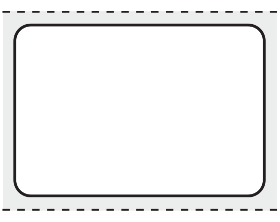 THERM-504R1 White 5/8" x 7/8" Thermal Printer Labels for Computer Generated Consecutive Number Printing