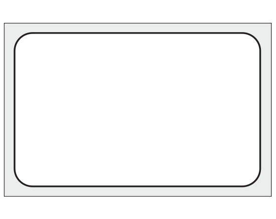 THERM-524R1 White 1-1/16" x 1-11/16" Thermal Printer Labels for Laboratory Software