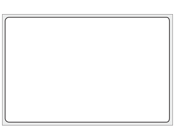 THERM-529R1 White 3-3/8" x 5-1/4" Thermal Printer Labels for Laboratory Software
