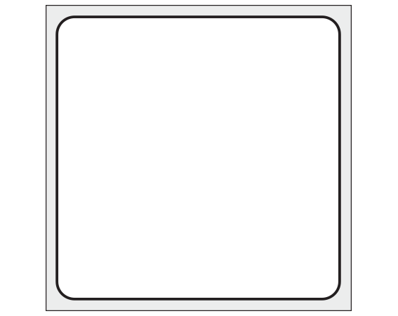 THERM-534R1 White 2 " x 2" Thermal Printer Labels for Laboratory Software
