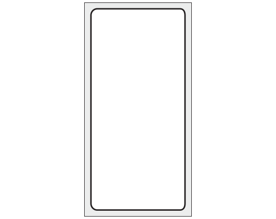 THERM-543R-T White 3-7/8" x 1-7/8" Thermal Printer Labels for Computer Generated Consecutive Number Printing