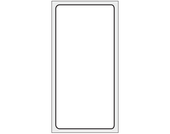 THERM-543R White 3-7/8" x 1-7/8" Thermal Printer Labels for Computer Generated Consecutive Number Printing