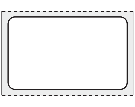 THERM-617R White 5/8" x 1" Thermal Printer Labels for Computer Generated Consecutive Number Printing