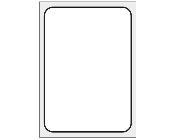THERM-750R1 White 1-3/4" x 1-1/4" Thermal Printer Labels for Laboratory Software