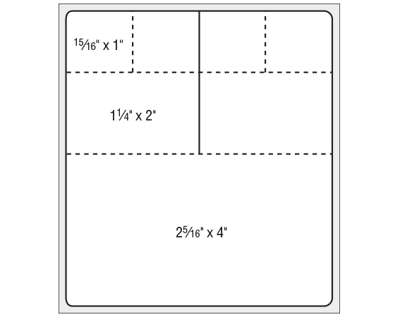THERM-788R White 4-1/2" x 4" Thermal Printer Labels for PathNet / Cerner Laboratory Software Systems