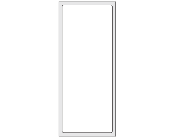 THERM-753R White 5" x 2" Thermal Printer Labels for ADAC-MARS II Laboratory Software Systems