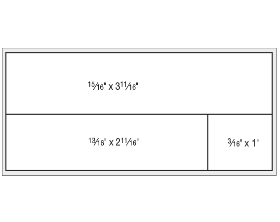 THERM-780R1 White 1-3/4" x 3-11/16" Thermal Printer Labels for Laboratory Software