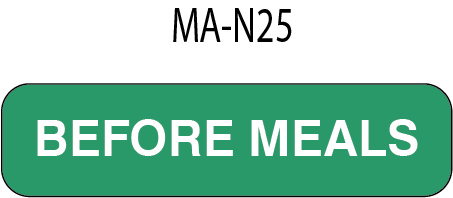 MA-N25 - BEFORE MEALS