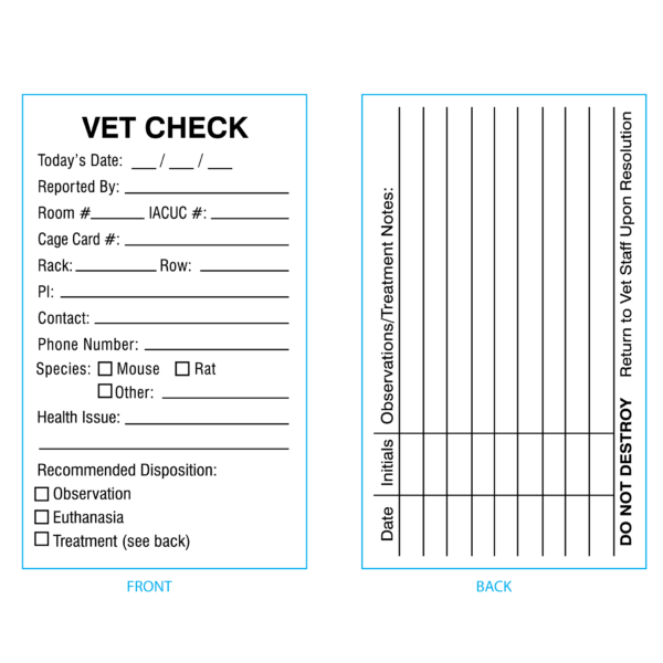 SCC-53-2 | Animal Care Cage Cards SCC-53-2 | Animal Care Cage Cards