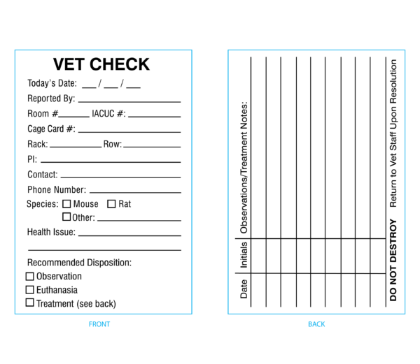 SCC-64-2 | Animal Care Cage Cards SCC-64-2 | Animal Care Cage Cards