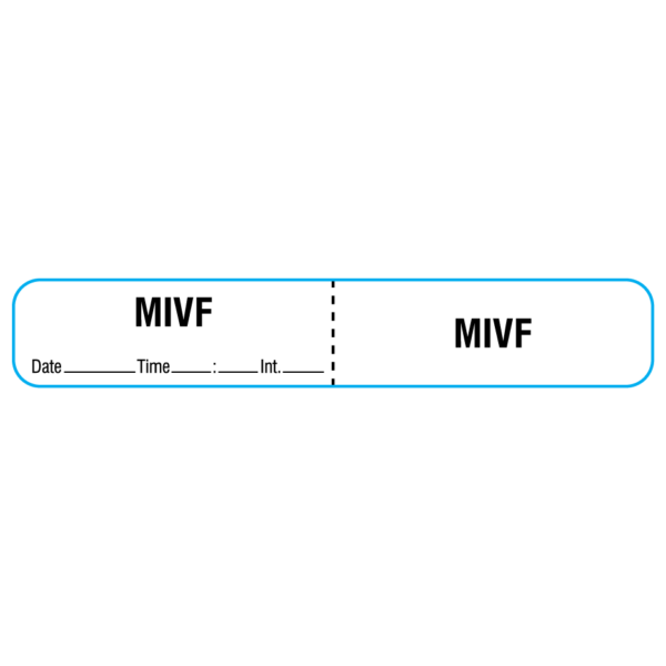 TCL1054 Color Coded IV Tubing Control Labels
